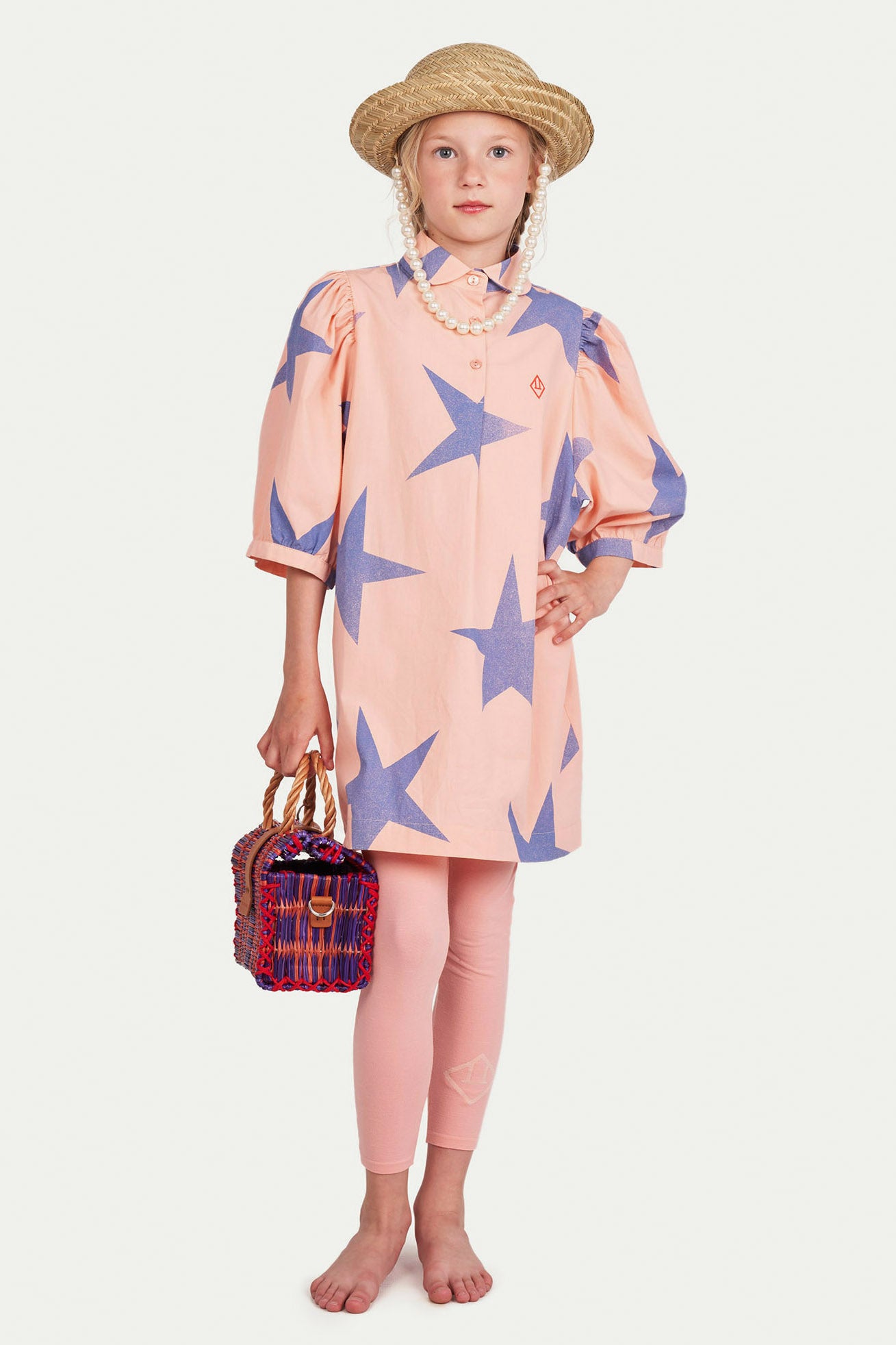 即納】Turquoise Mouse Kids Dress｜the animals observatory ジ