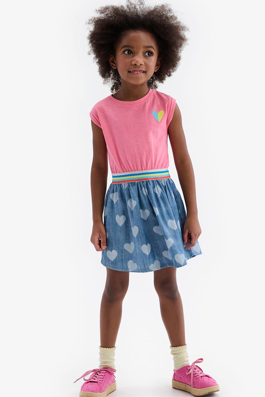 Hatley Sleeveless Party Dress - Teeny Gingham Berries main image 1