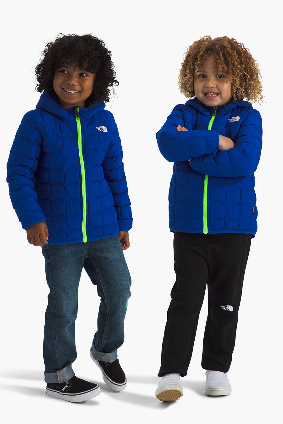 Boys Jacket North Face Reversible Thermoball TNF Blue – Mini Ruby