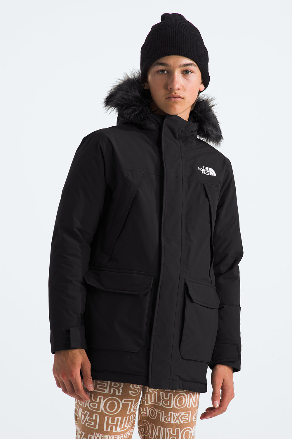 Boys Jacket North Face Mcmurdo Parka Black