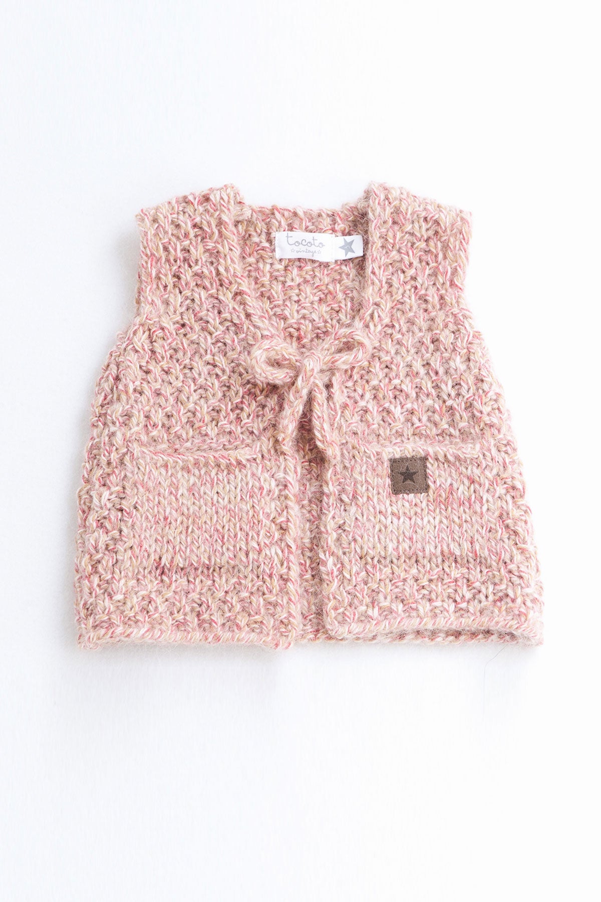 Caroline dinosaurus vitaliteit Tocoto Vintage Baby Girls Knit Vest (Size 6M left) – Mini Ruby
