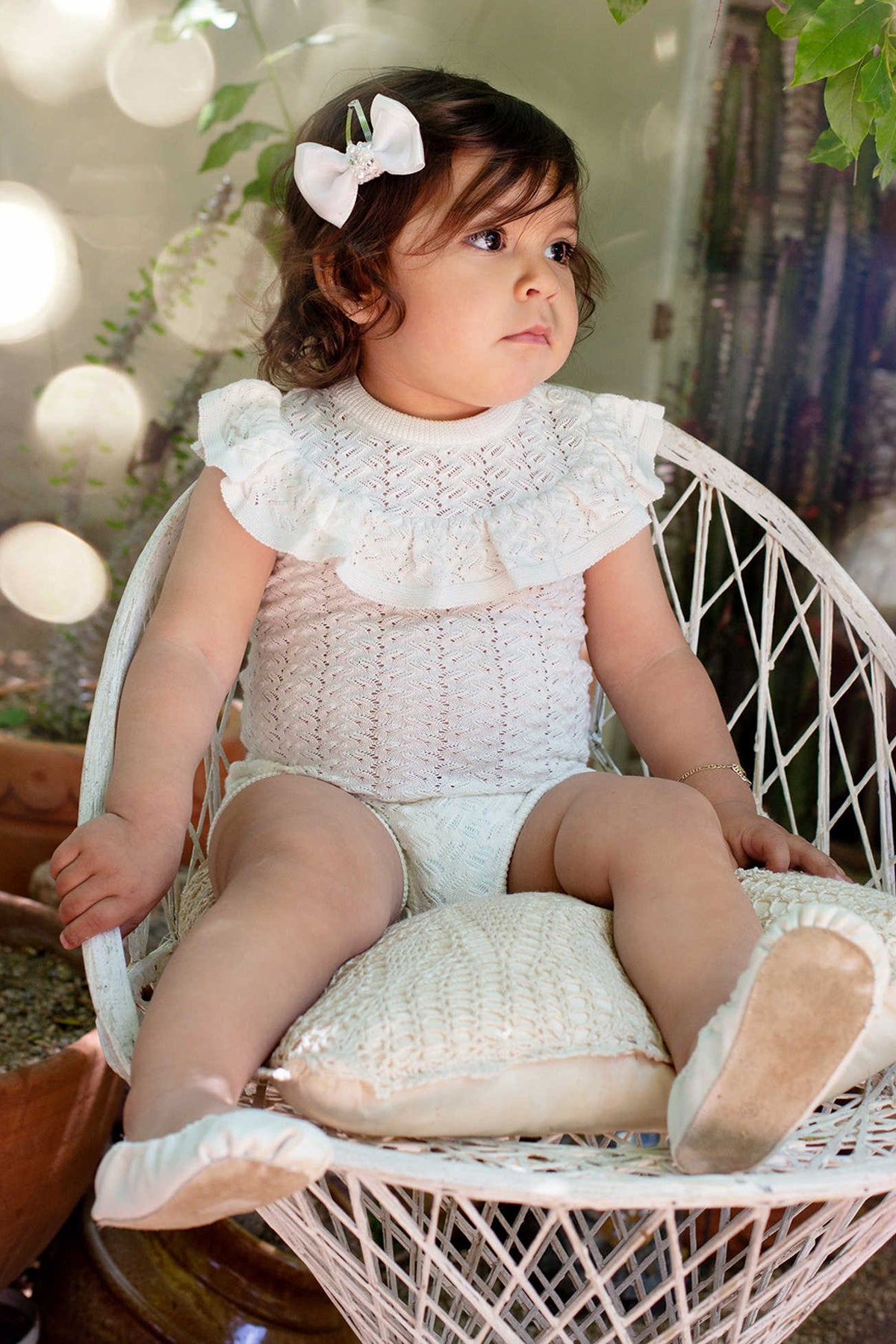 Baby Onesie Tutu Du Monde Bella Knit Girl Romper With Headband