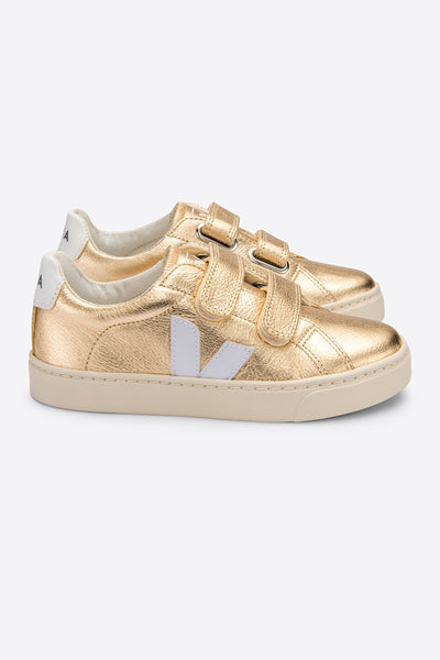 Veja Esplar Kids Shoes - Gold White