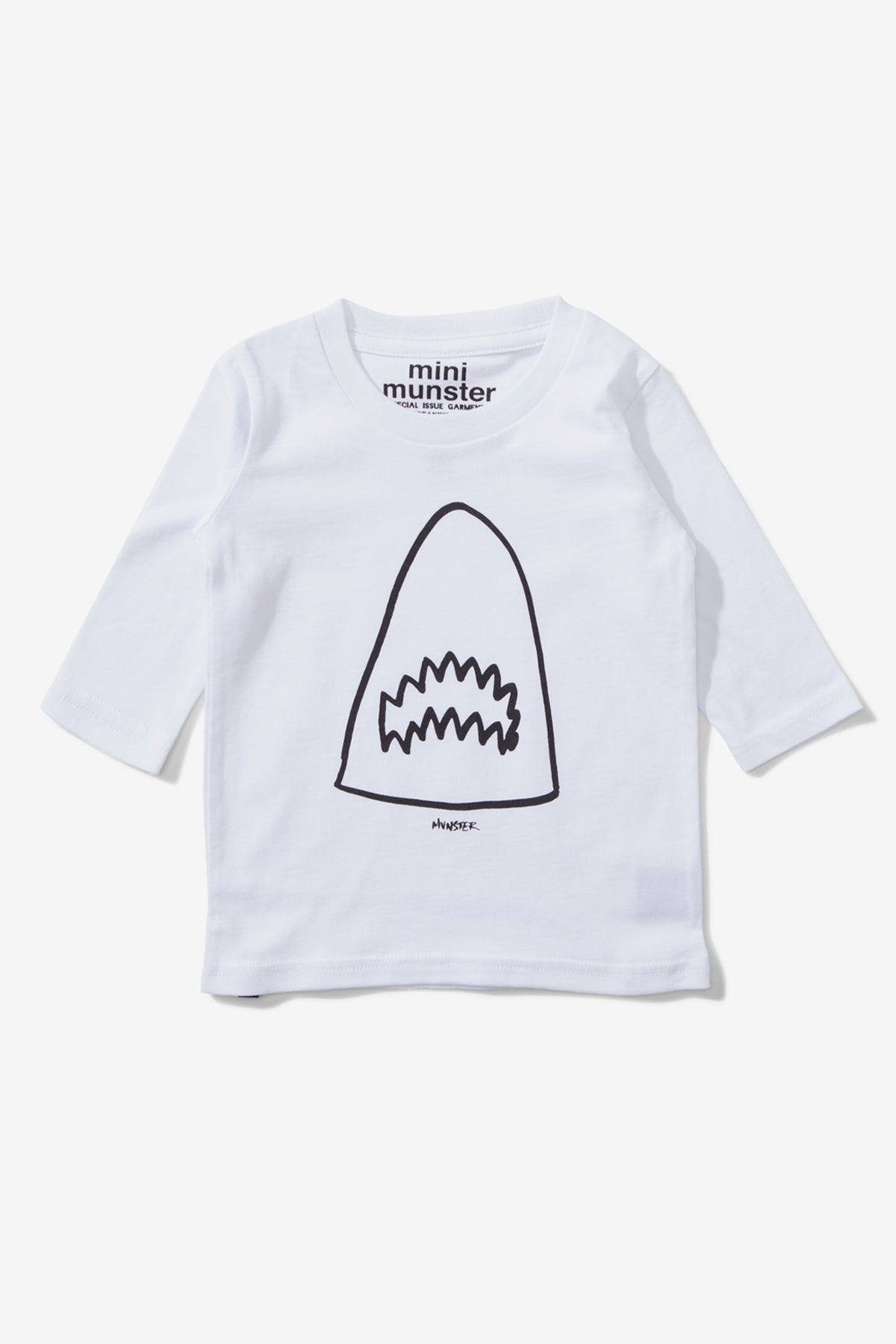 Munster Kids Breach Baby Boys Tee - White (Size 3/6M left)