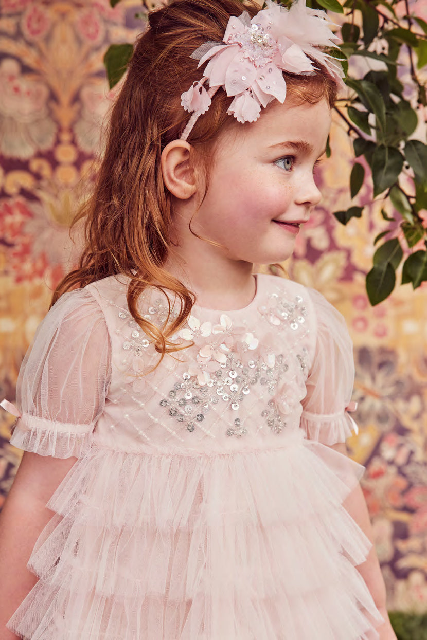Tutu du Monde Bébé Chelsea Tulle Dress Porcelain Pink