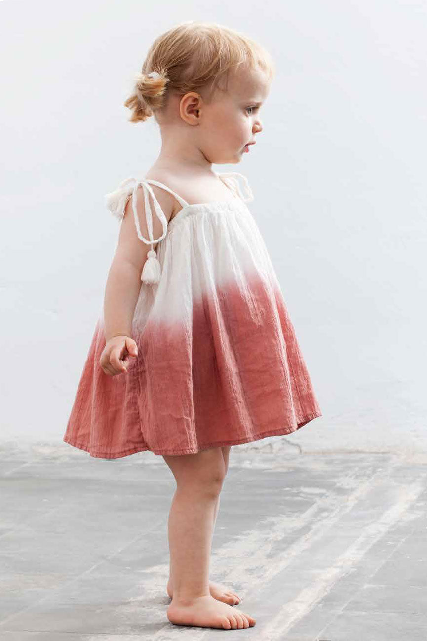 Tocoto Vintage Baby Tie Dye Dress (Size 6M left) 6M / Pink Tocoto Vintage Baby Tie Dye Dress (Size 6M left) 6M / Pink