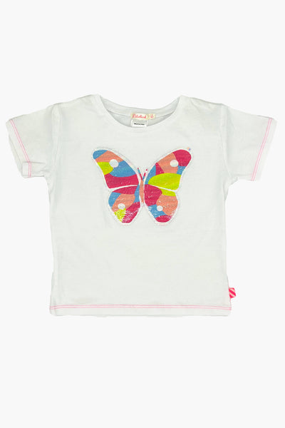 Girls Shirt Billieblush Butterfly T-Shirt