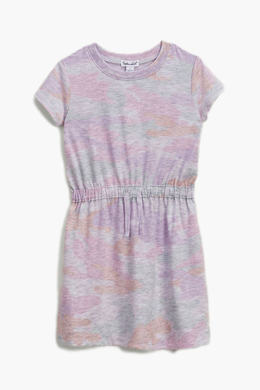 Splendid - Toddler Girl Pastel Camo Dress - Ice Grey Heather