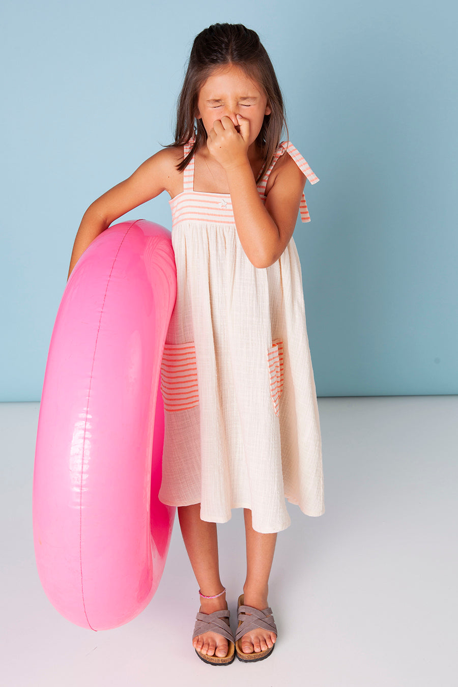 yellow fitted dress Nova Yellow Fit and Flare Dress main image 0