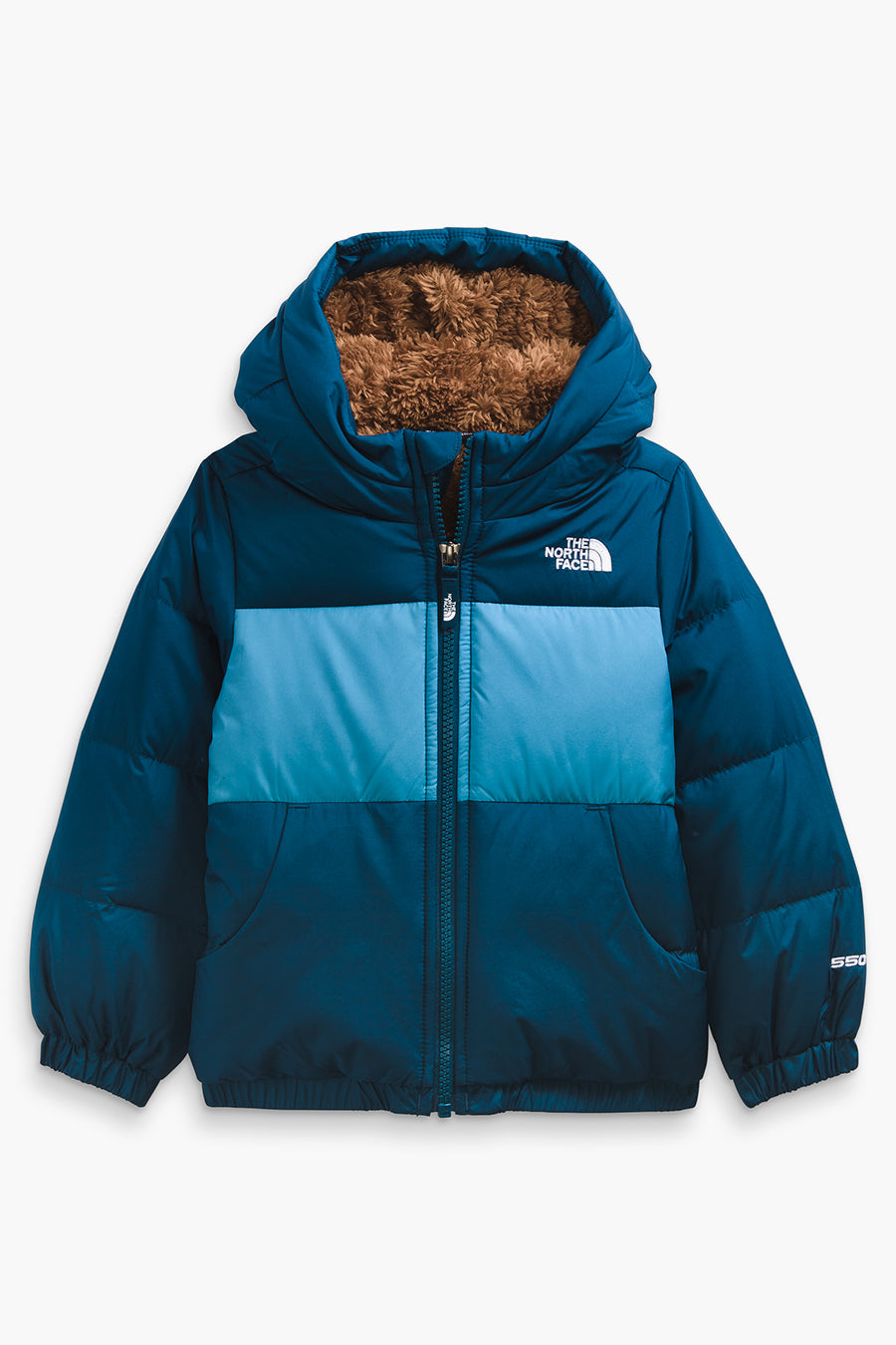 North Face Kids Toddler Moondoggy Hoodie Monterey Blue (Size