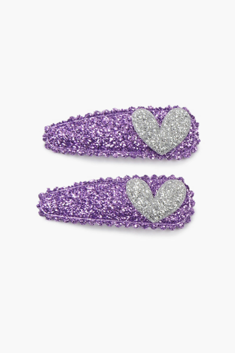 Sparkle Heart Bobby Hair Clips
