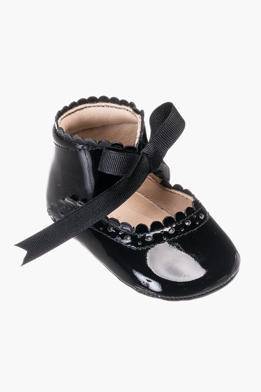 Elephantito Girls Sabrina Mary Janes with Bows - White main image 0