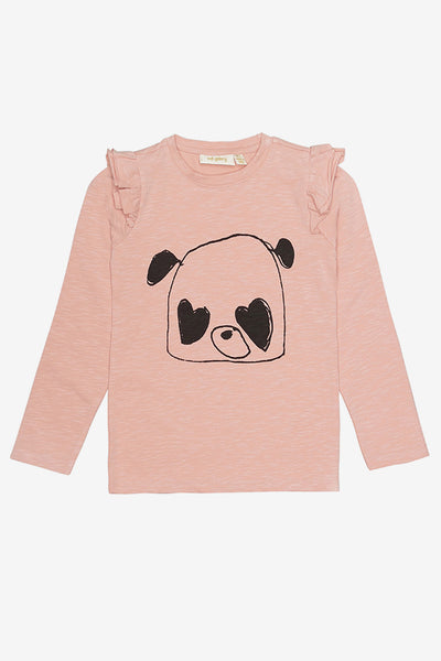 Soft Gallery Maddy Long Sleeve Tee - Pink Panda