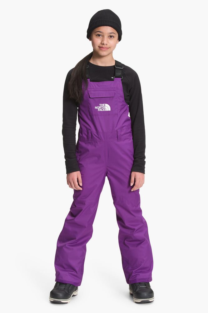 North Face Freedom Insulated Kids Bib Snowpants - Gravity Purple