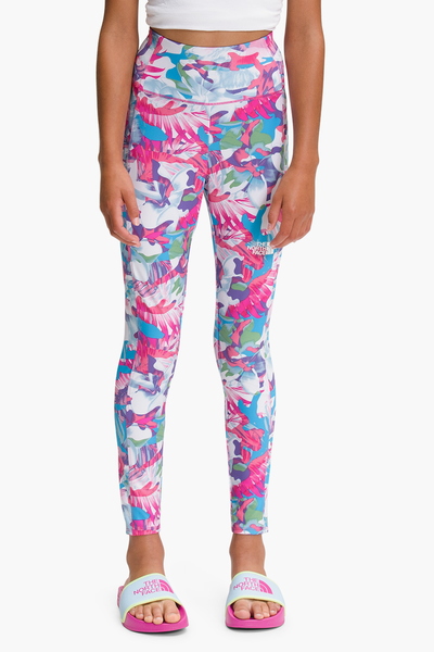 North Face Never Stop Girls Legging - Pink Camo