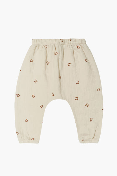 Quincy Mae Woven Baby Pants - Stars