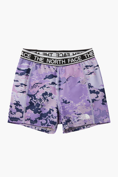 The North Face  Active Girls Bike Shorts - Sweet Lavender Camo