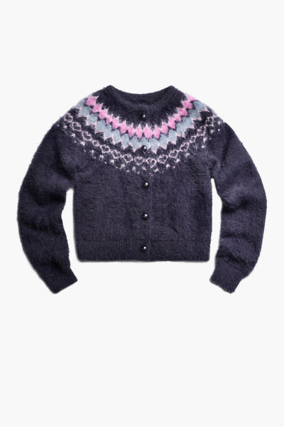 Girls Sweater Imoga Bellina - Slate