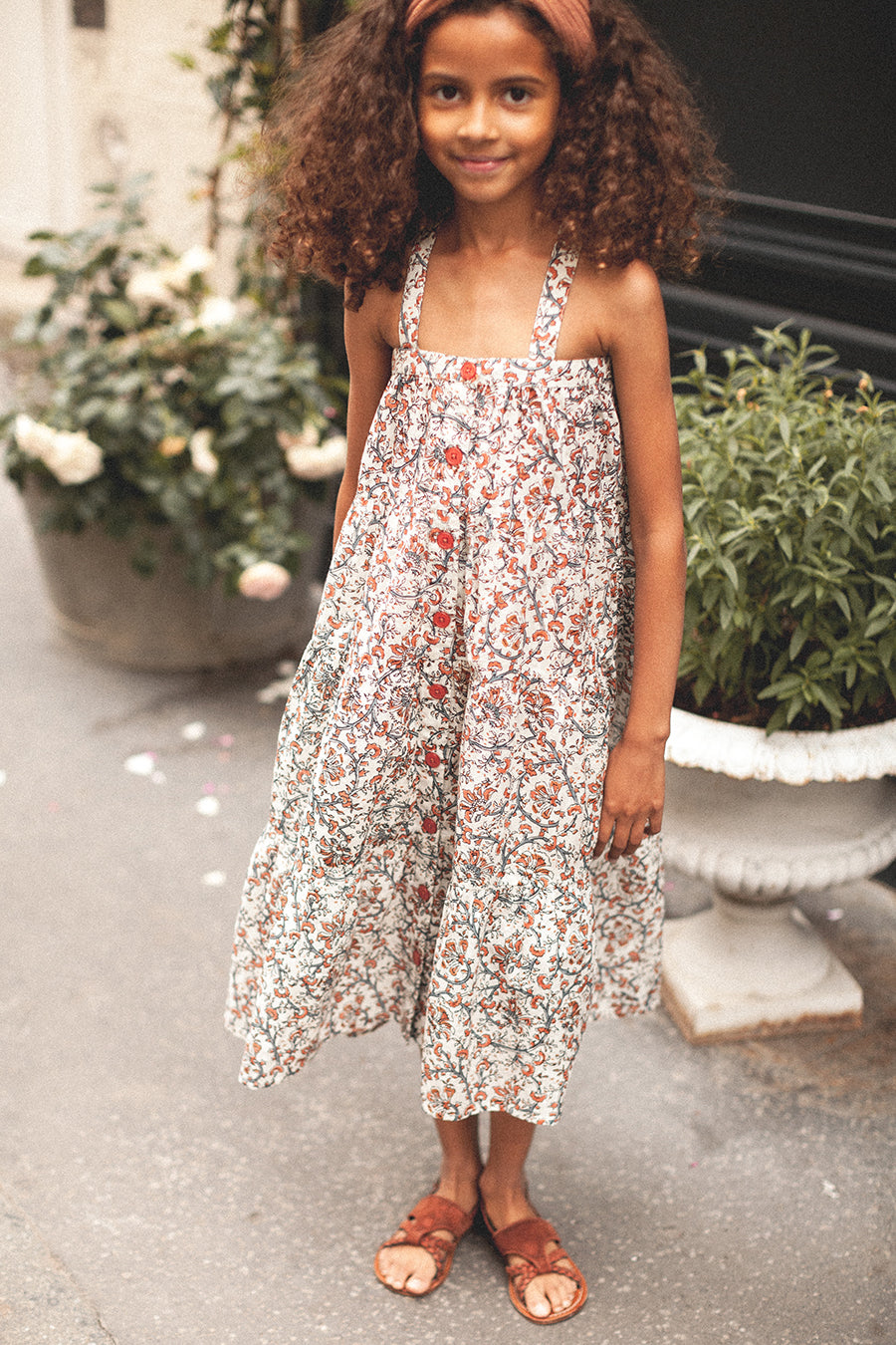 Girls Dress Louis Louise Carinoux Cream 4 Cream at Mini Ruby Contemporary Childrenswear