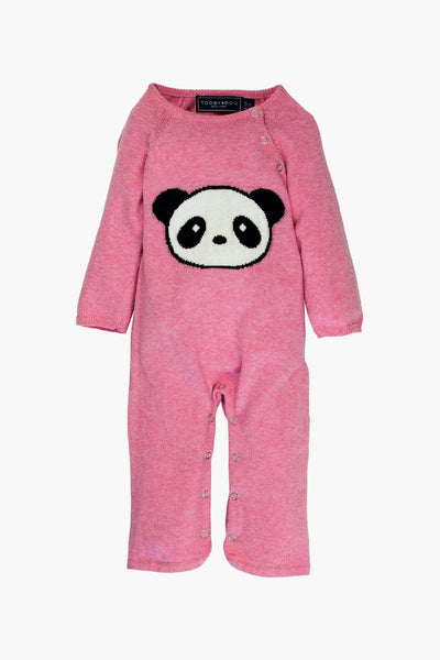 Toobydoo Cashmere Panda Jumpsuit - Pink