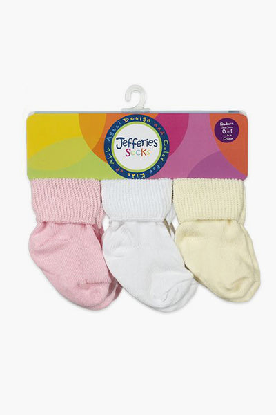 Jefferies Socks Classic Baby Socks 6-Pack - Pink