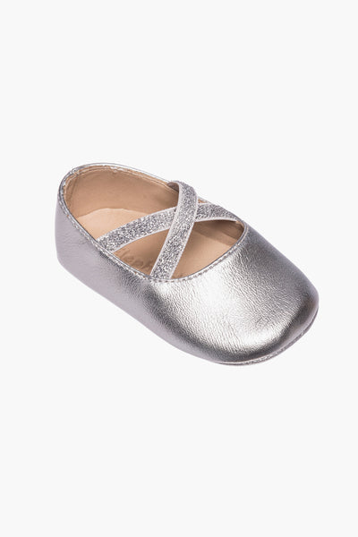 Elephantito Crossed Ballerina Baby Shoes