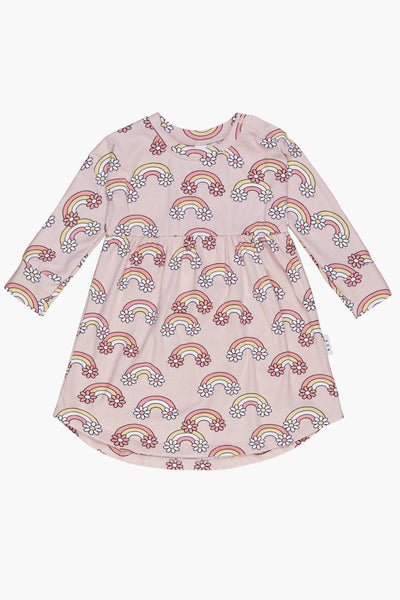 Huxbaby Daisy Rainbow  Swirl Girls Dress