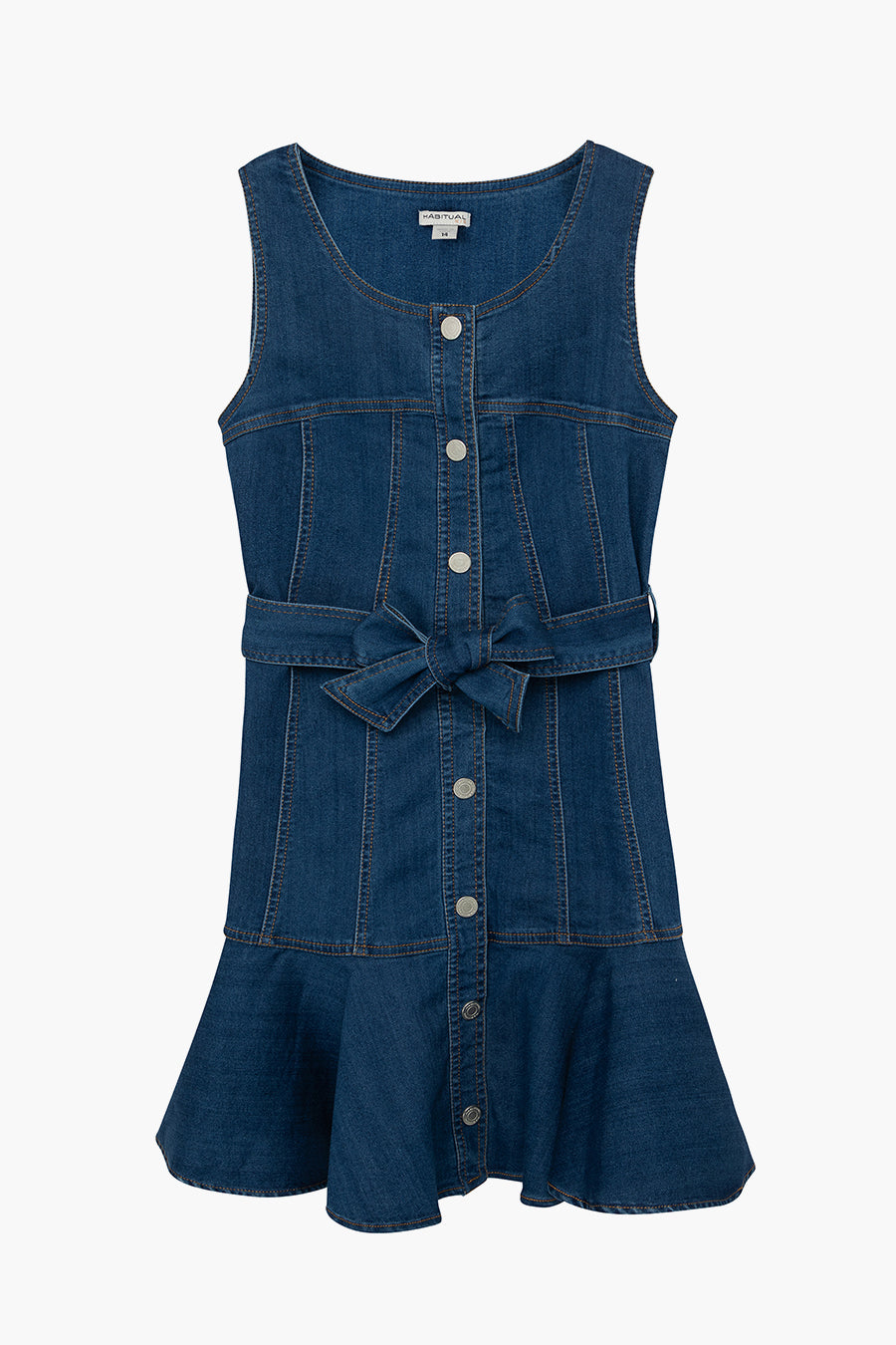 Habitual Girl Girl's Snap Front Flounce Dress (Big Kids) Habitual Girl Girl's Snap Front Flounce Dress (Big Kids)