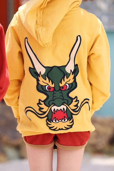 Wee Monster Dragon Zip Boys Hoodie Sweatshirt 