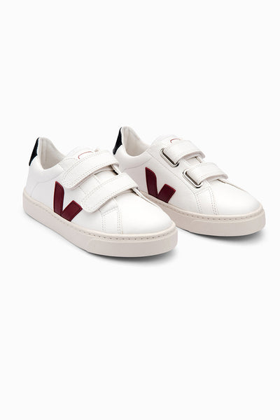 Veja Esplar Kids Shoes - White Marsala Black
