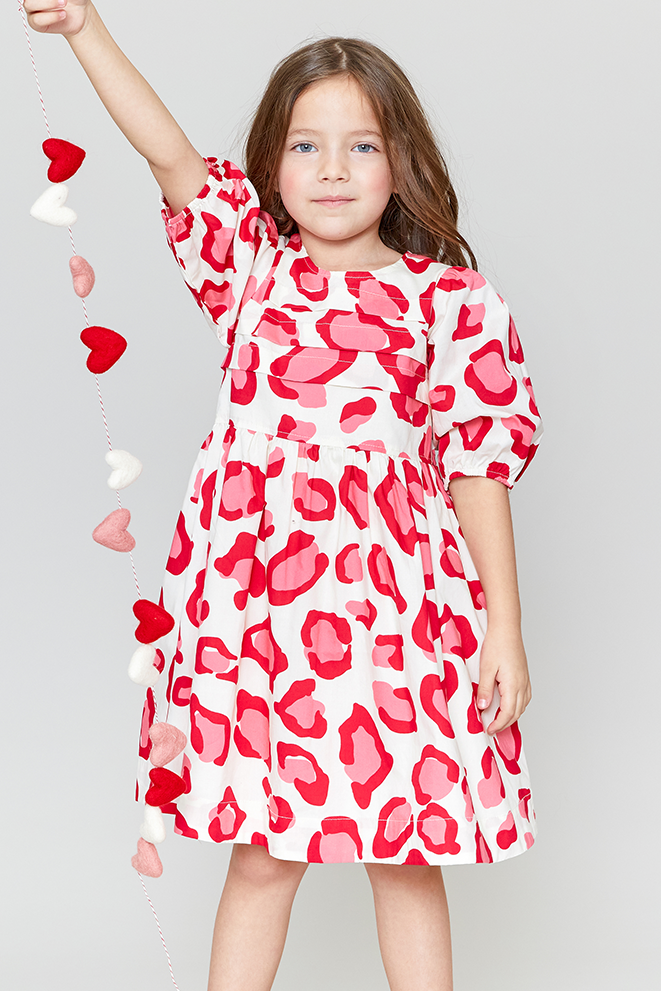 girls valentines dress Girl's Sweet Assortments Dress in Red size 18M main image 1