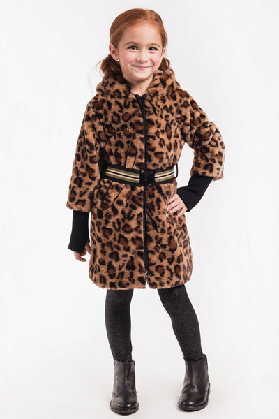 Imoga Georgia Girls Coat - Leopard