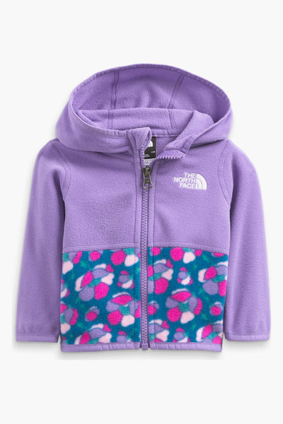 Baby Girl Jacket The North Face Glacier Full Zip - Purple