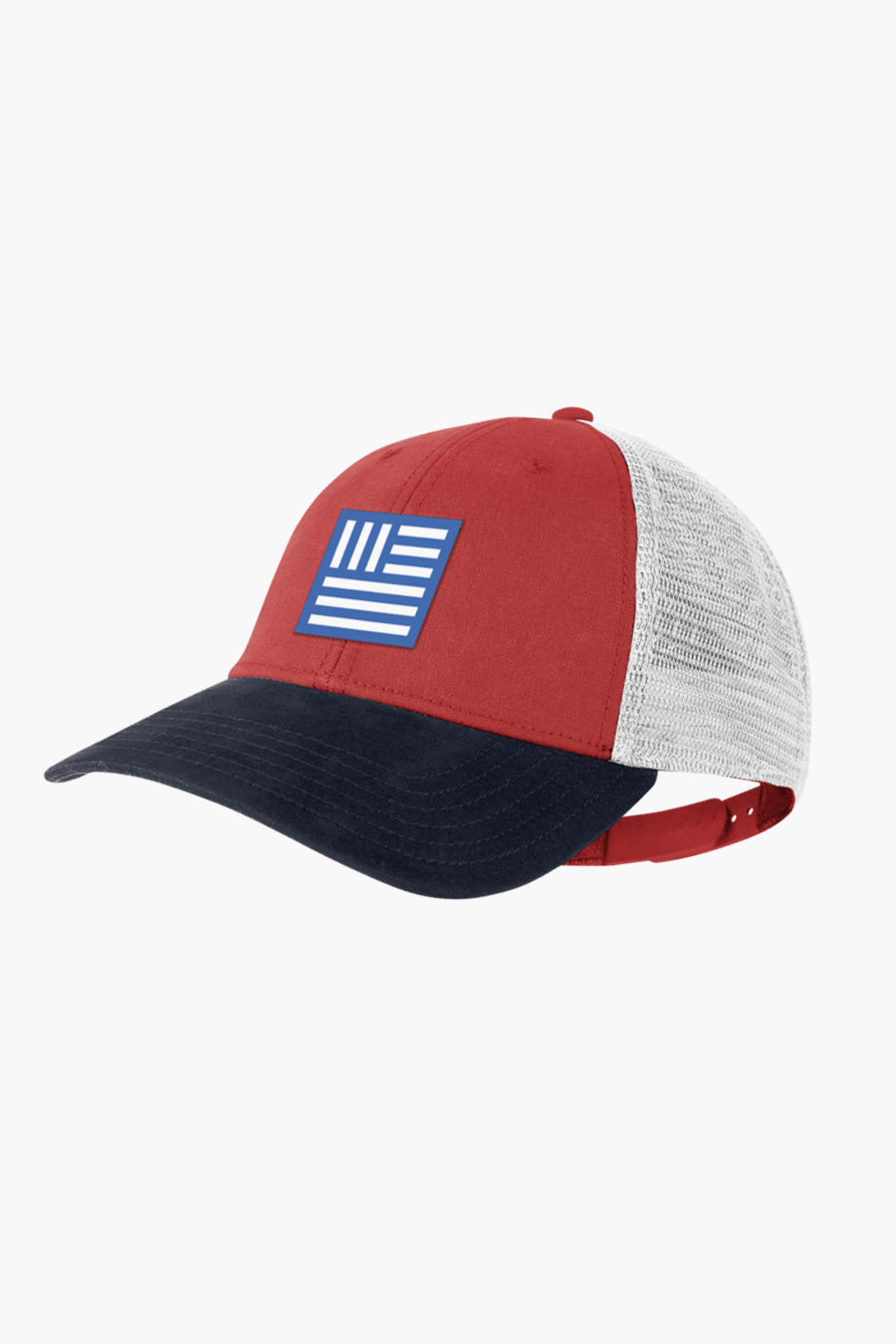 North Face IC USA Trucker Kids Hat Fiery Red – Mini Ruby