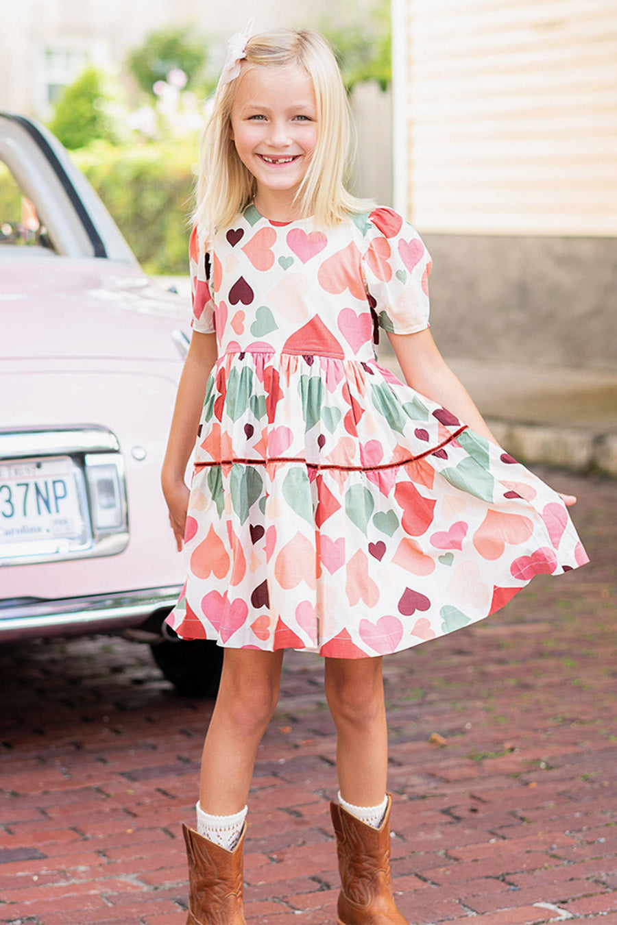 girls' pink chicken dress Pink Chicken girls raphaela dress
