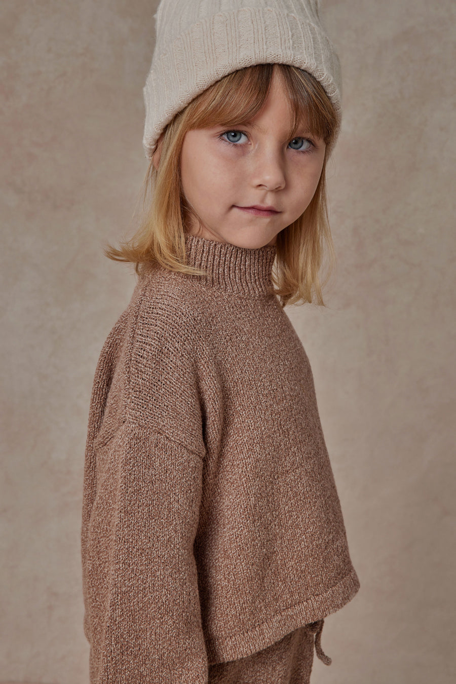 Rylee + Cru Collared Sweater - Heathered Grey main image 0