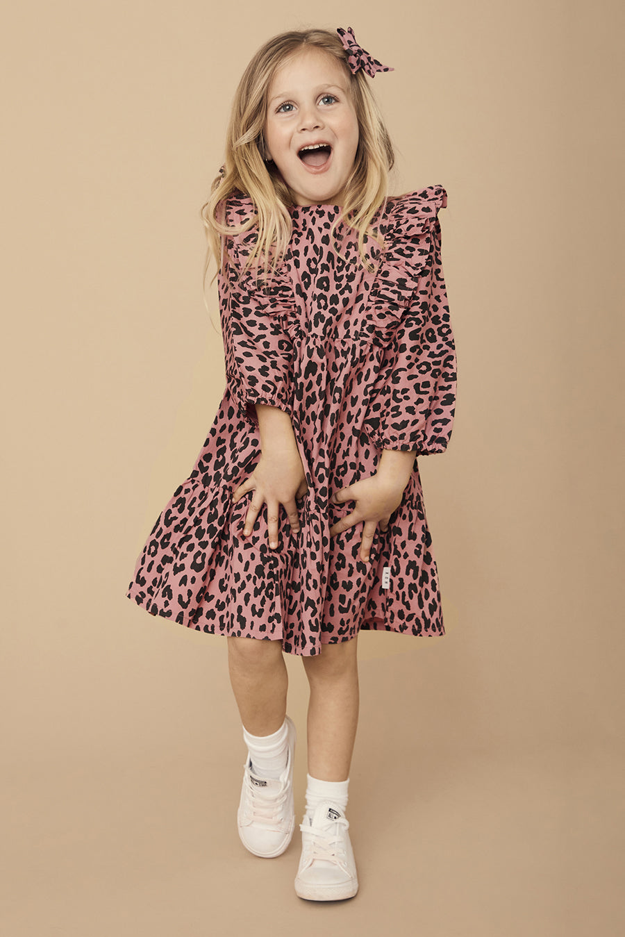 pink chicken leopard dress Pink Chicken Organic Steph Dress