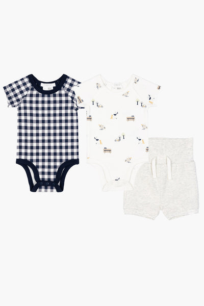 Baby Boy Shirt Petit Lem Life Is A Picnic Baby Boy Gift Set