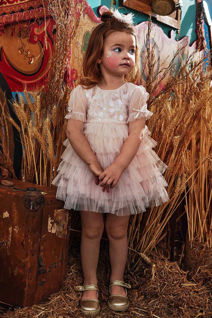 Tutu Du Monde Lucky Charm Baby Girls Dress Pink1