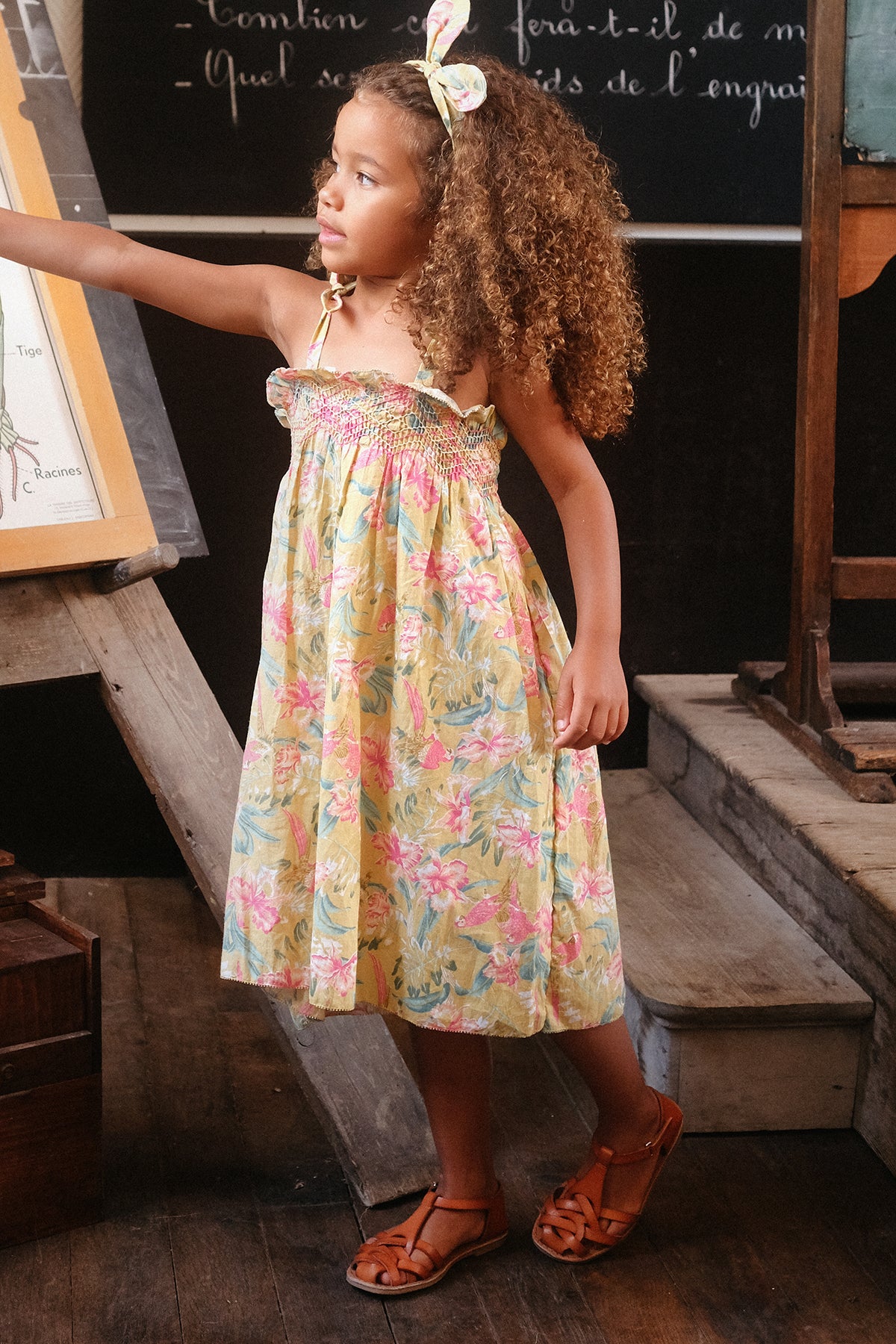 Girls Dress Louise Misha Marceline Honey – Mini Ruby