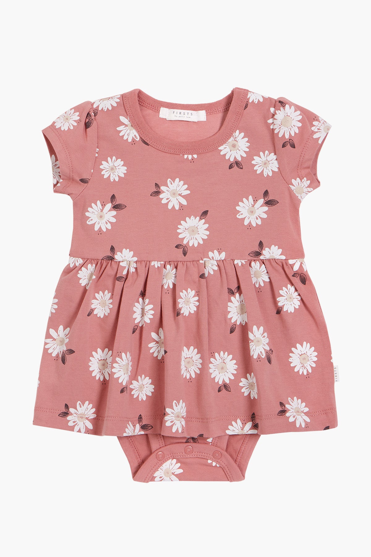 Infant Girl s Firsts by Petit LEM Marguerites Peplum Dress Size 18 M Pink