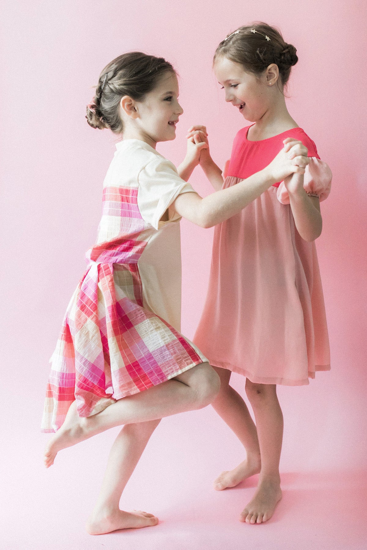 Vierra Rose Rosella Girls Dress - Lavender Chambray main image 1