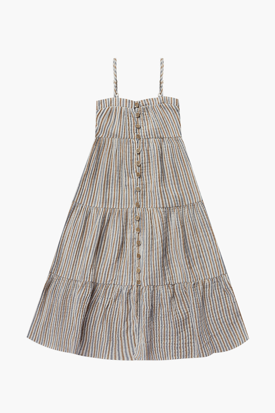 rylee and cru tiered maxi dress Rylee & Cru Tiered Maxi Dress in Nautical Stripe