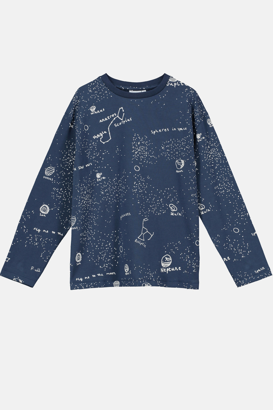 Beau Loves Navy Galaxy Kids T Shirt