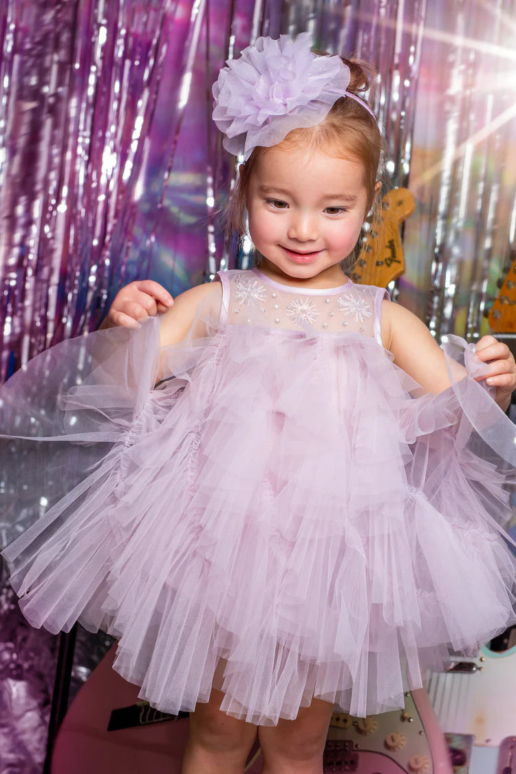Tutu du Monde Bebe New Romantic Tulle Dress Purple Charm Size 18 24 Months