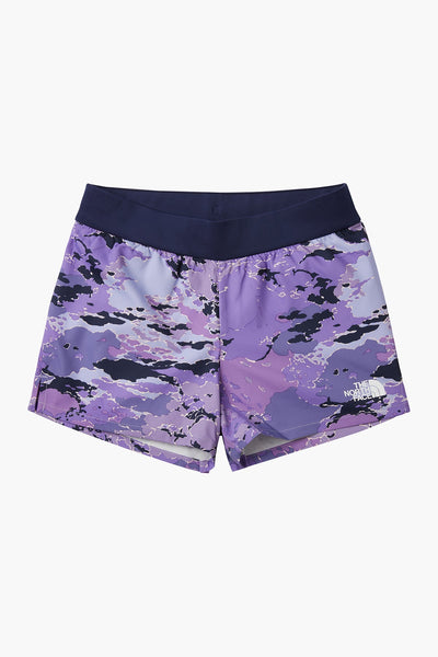 The North Face  On Mountain Girls Shorts - Sweet Lavender Camo