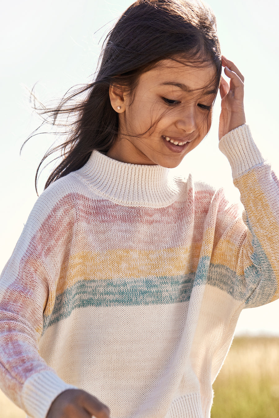 Off white rainbow sweater sales