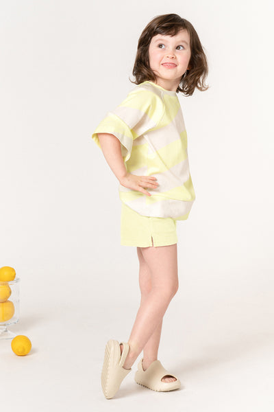 OMAMImini Oversized Raglan Kids Shirt - Yellow