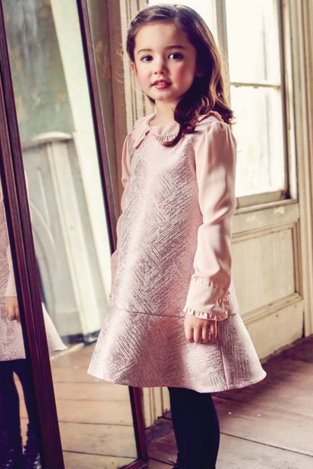Girls Dress Imoga Pier Powder Mini Ruby