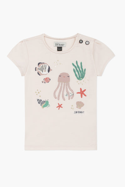Jean Bourget Sea Creatures Baby Girl Shirt